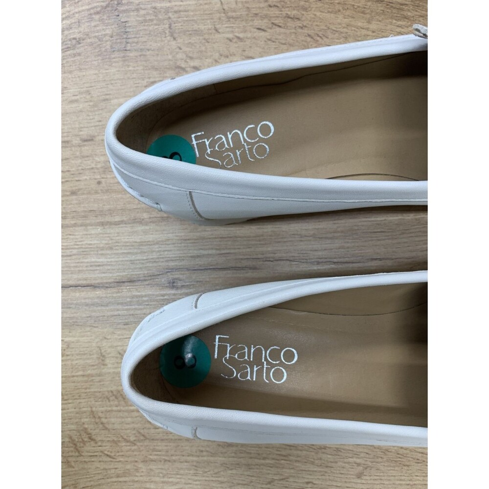 Franco Sarto Women's Cedra Penny Loafers Slip On Shoes Light Beige Leather Sz 8M - Picture 11 of 16